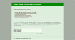 Desktop Screenshot of hssoa.org